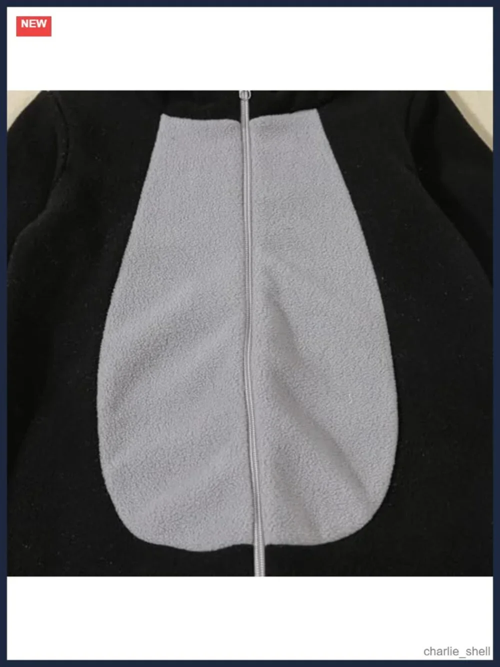 Toddler Black Cat Costume Zip Up Hooded Halloween Outfit